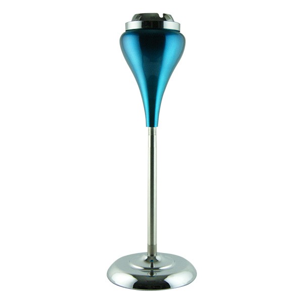 Cendrier design goutte - Bleu - Pied réglable