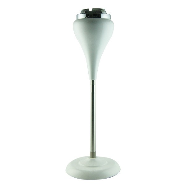 Cendrier design goutte - Blanc - Pied réglable