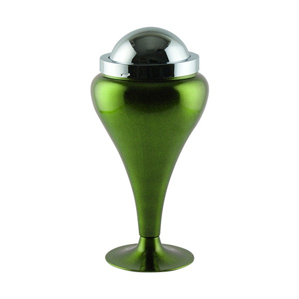 Cendrier Design Vert Goutte 15x23cm