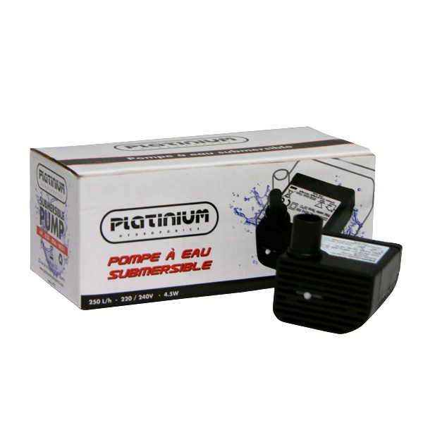 Platinium Hidroponía - Bomba de agua sumergible 250 L/h