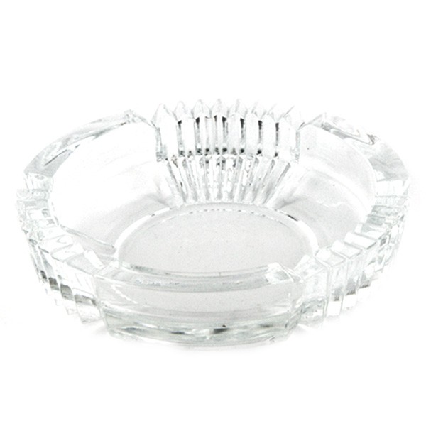 Cendrier En Verre Rond 20 cm