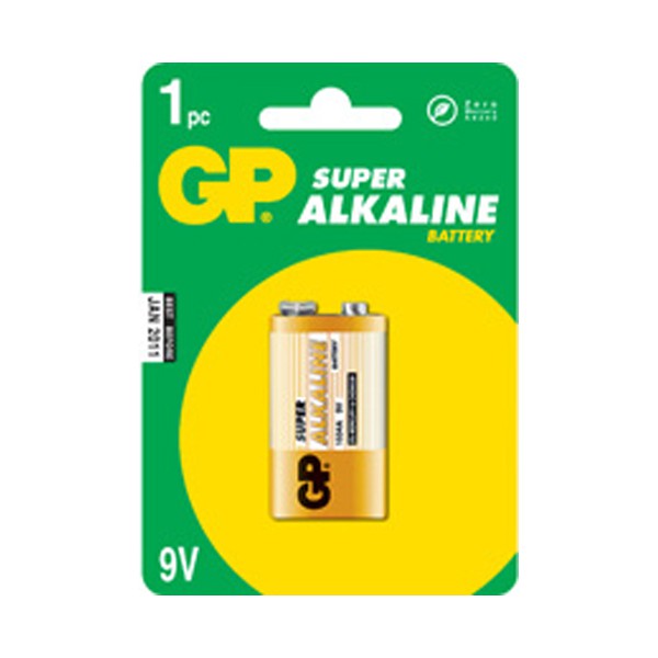 Pile Carré 9Volt Blister Unitaire