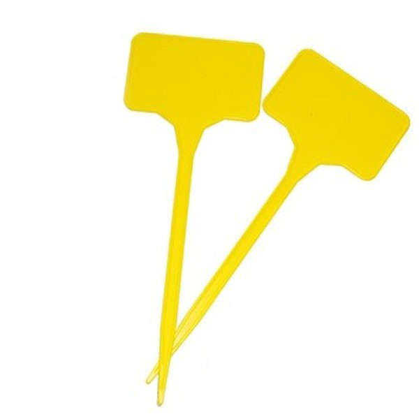 set of 7 labels to be pricked for plants in pots or planters