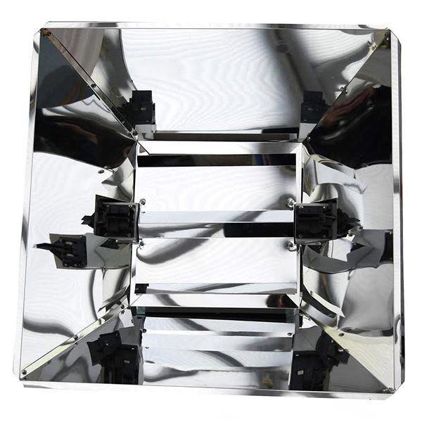 Lumatek - Réflecteur miroir pro pour ampoule Double Ended
