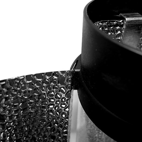Reflector Cooltube 125x400mm bridas de plástico