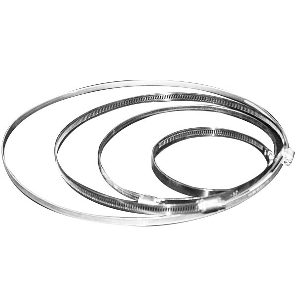 Collier Aluminium 60-325mm ,conduit de ventilation 