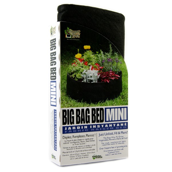 Smart Pot - Big Bag Bed 60x20 57L potager textile , geotextile 
