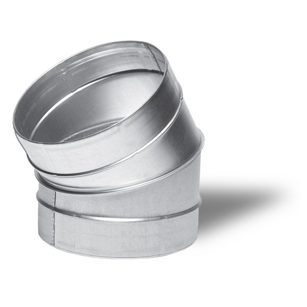 Winflex - 30°C Ø200mm metal angle, ducting, ventilation ducts 