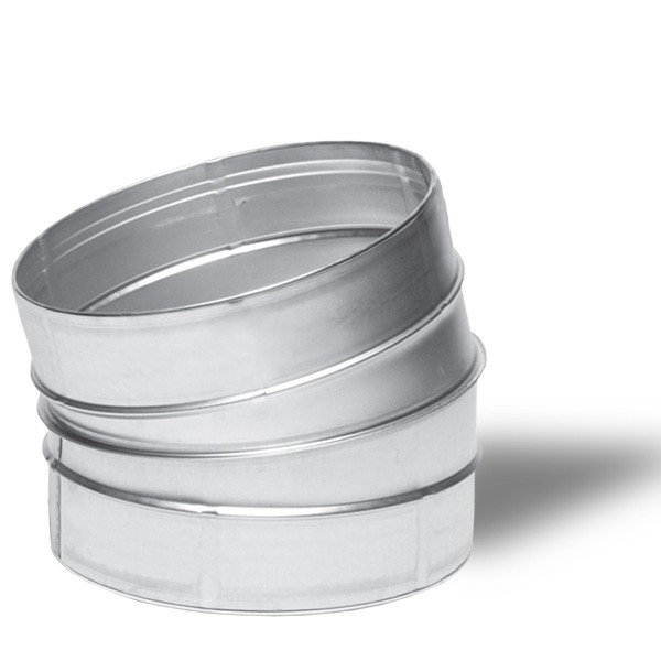 Winflex - Angle métal 15°C Ø200mm , conduit ,gaine de ventilation 