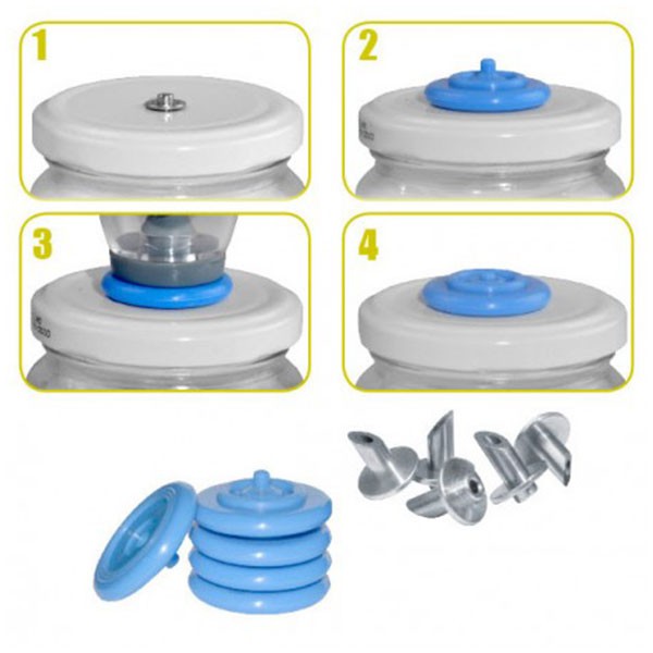Kit para el envasado al vacío de tarros