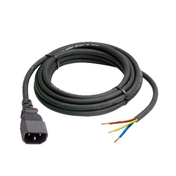 Câble 3 pôles ieIEC mâle 3g 1.0 - 2m