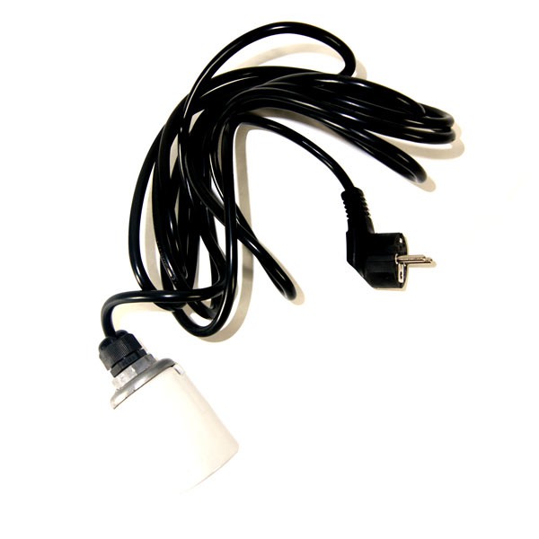 Douille E40 CFL 4m + Prise (plafond)