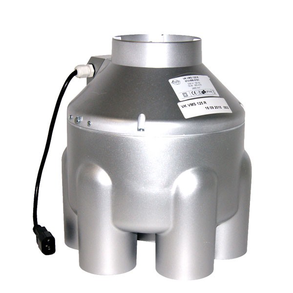 Extracteur d'air VK VMS 125 R 5 zones 1x125/4x80mm + 1x 124mm