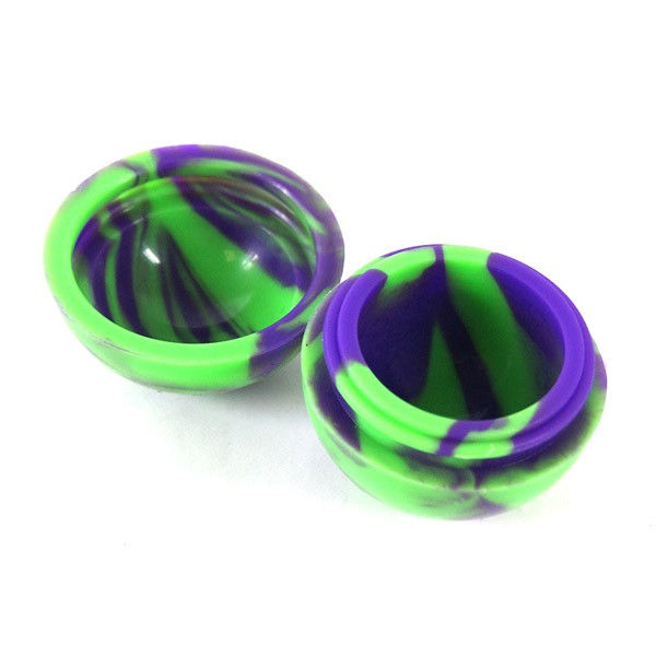 Silikonkugel Ø2.5cm grün/violett