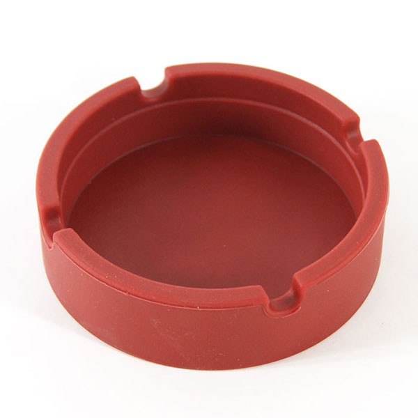 Cendrier en silicone - Diam 83mm - MARRON