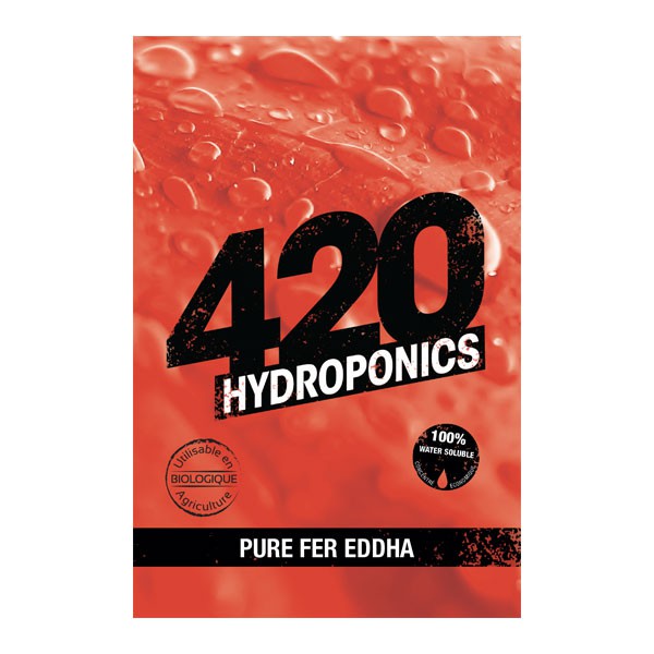 420 Hydroponics - Pure Fer EDDHA Inductor 25g , engrais de fer