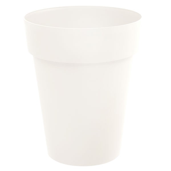 EDA Plastics - Tuscany round half-high vase 44x53cm 50L White