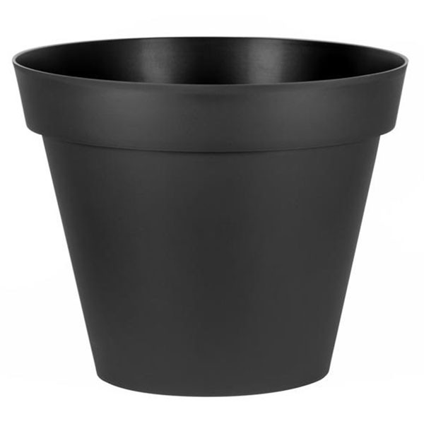 EDA Plastiques - Pot rond Toscane XXL 100x79.5cm 356L Anthracite