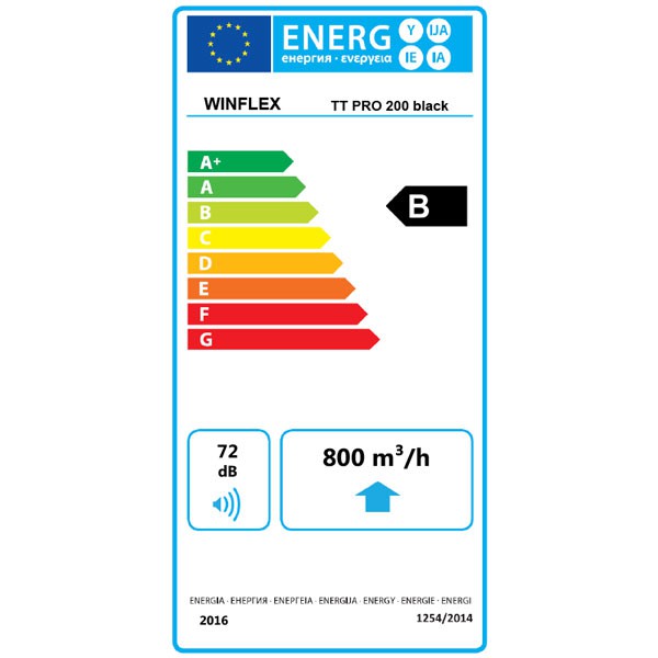 Extracteur d'air Winflex - TT pro 200mm