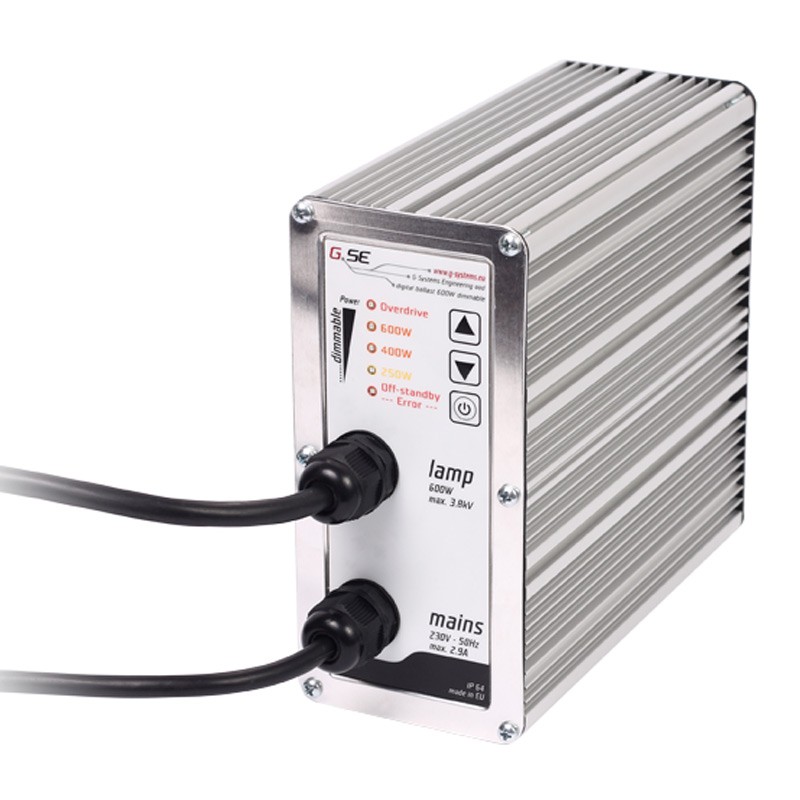 GSE - Dimmable electronic ballast 600W v2.0 , HPS,MH 