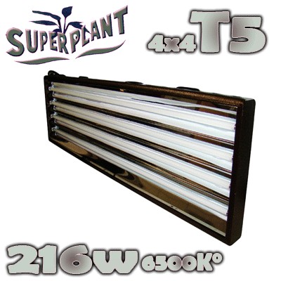 kit neon T5 Superplant 216 W FLORAISON 2700 °K , neon turbo , neon a rampa