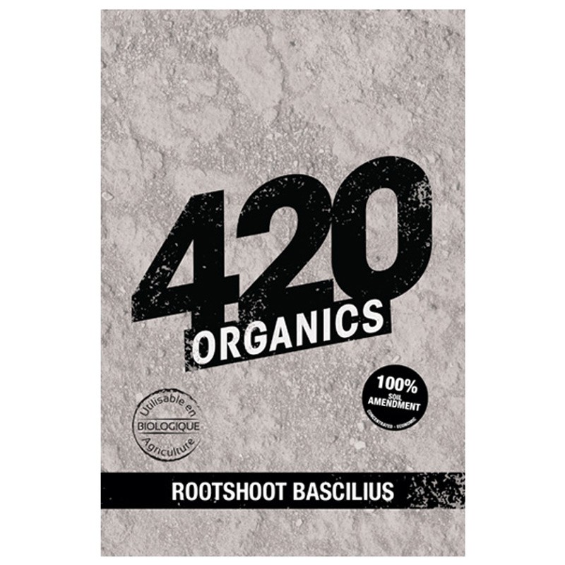 420 Organics - Rootshoot Bascilius 25g , bactéries bénéfiques , activateur racinaire 