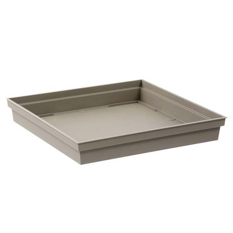EDA - Soucoupe carrée Toscane 32.6x32.6cm Taupe