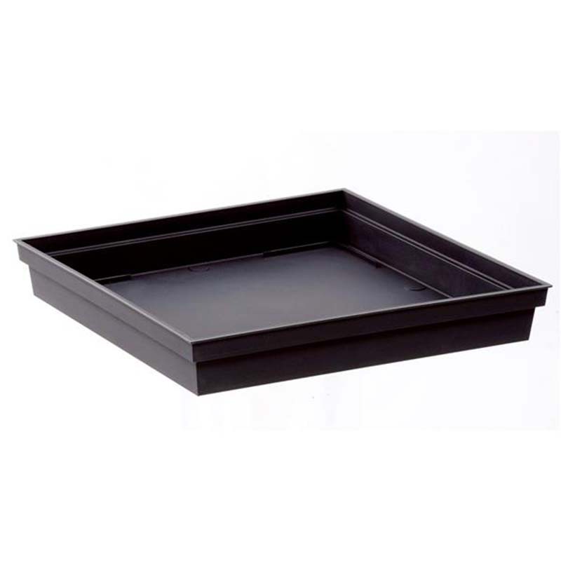 EDA - Soucoupe carr‚e Toscane 32.6x32.6cm Anthracite