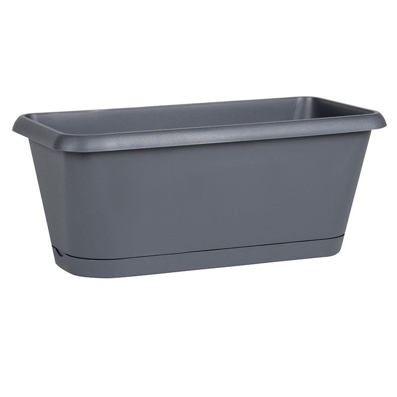 EDA Plastiques - Jardinière Chorus 40 Anthracite