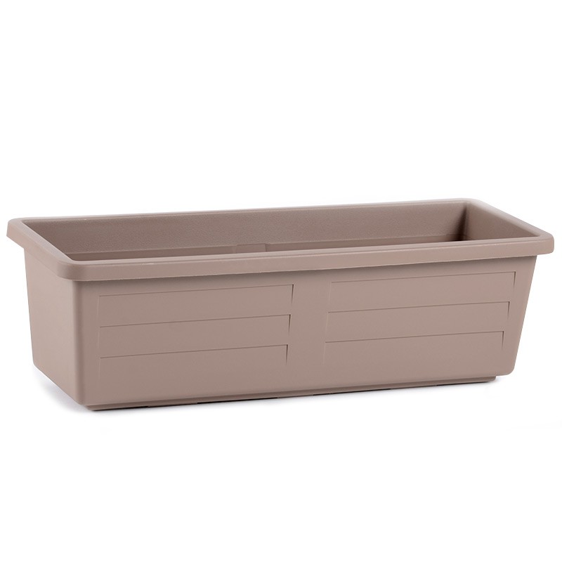 EDA Plastiques - Jardinière Miami 50 taupe