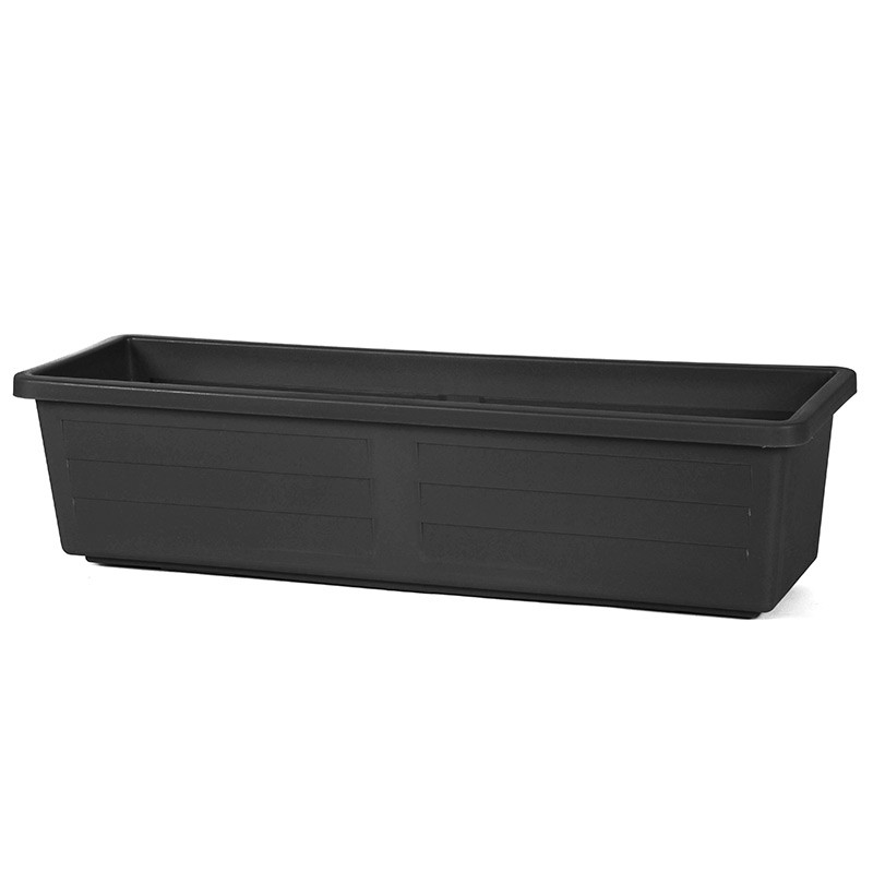 EDA Plastiques - Jardinière Miami 60 gris foncé