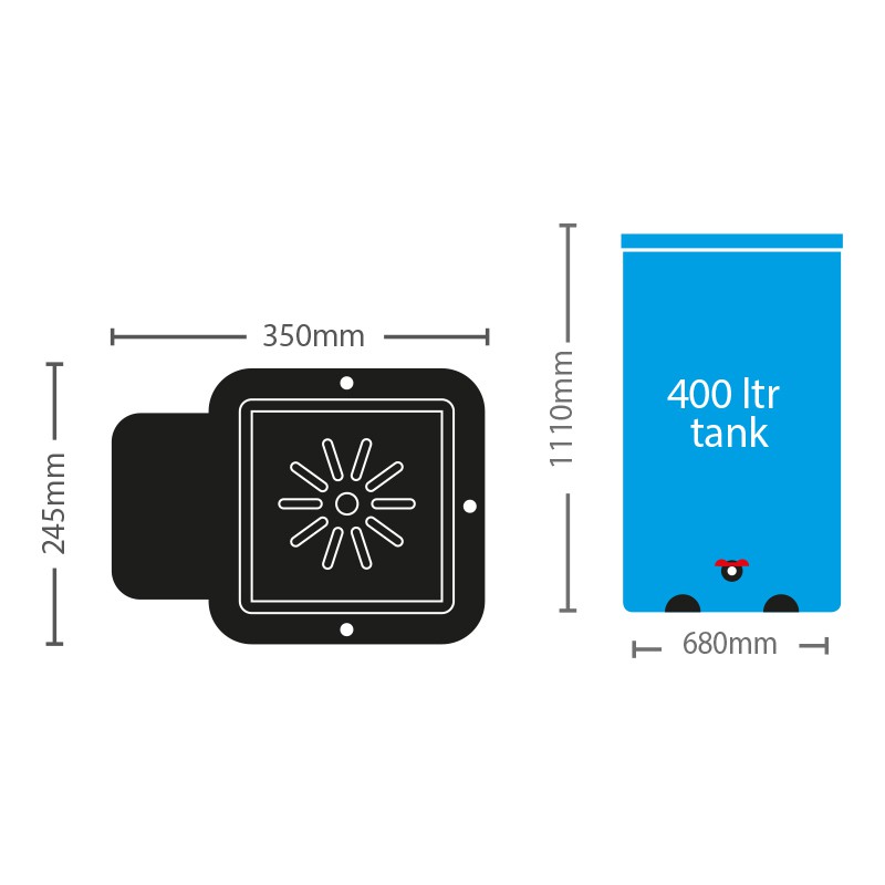 KIT AUTOPOT 80 POTES 15L