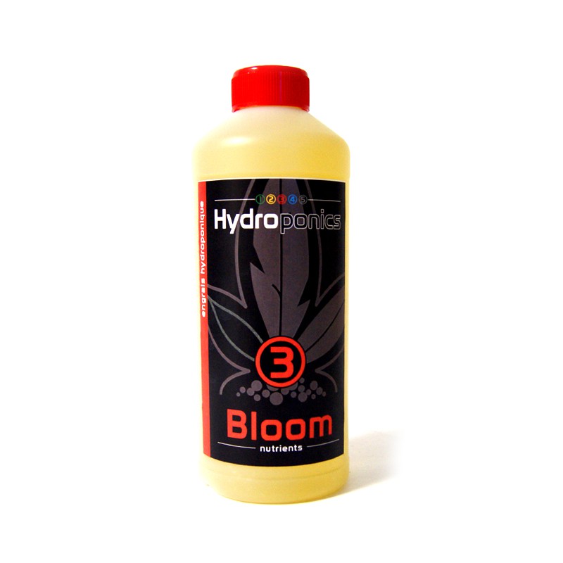 12345 Hydroponics - N°3 Bloom - 500ml , Blütendünger, Erde, Hydro ,Kokos