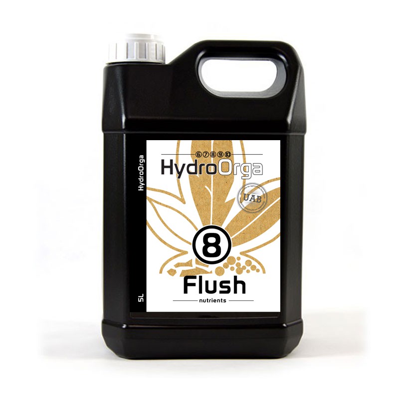 Solution rinçage engrais 678910 HydroOrga - N°8 Flush - 5L