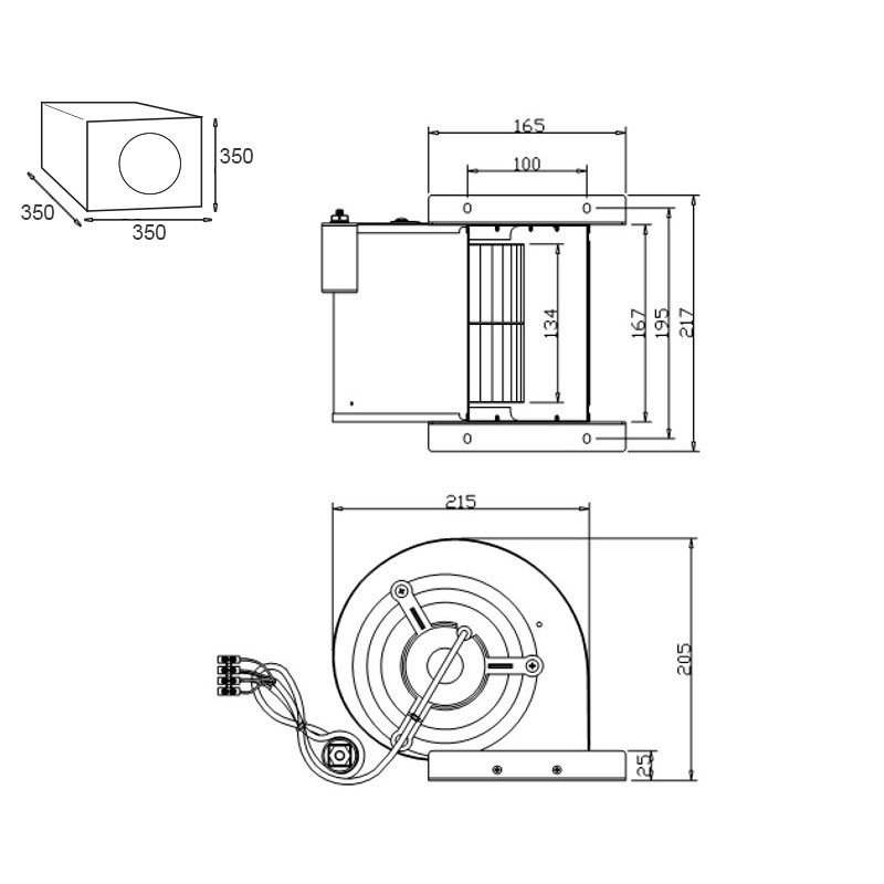 Winflex - Abluftkasten 550m³/h 160mm Schalldämpfer Sono-Box Holz S-Wind