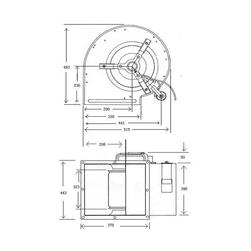 Winflex - Caisson extracteur d'air 6000m³/h 250mm insonorisé Sono-Box Bois S-vent