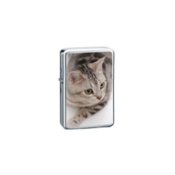 Belflam Oil - Briquet essence tête chat modèle 1