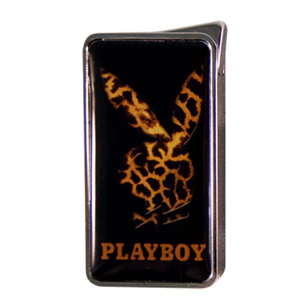 Playboy - Briquet flameless peau leopard