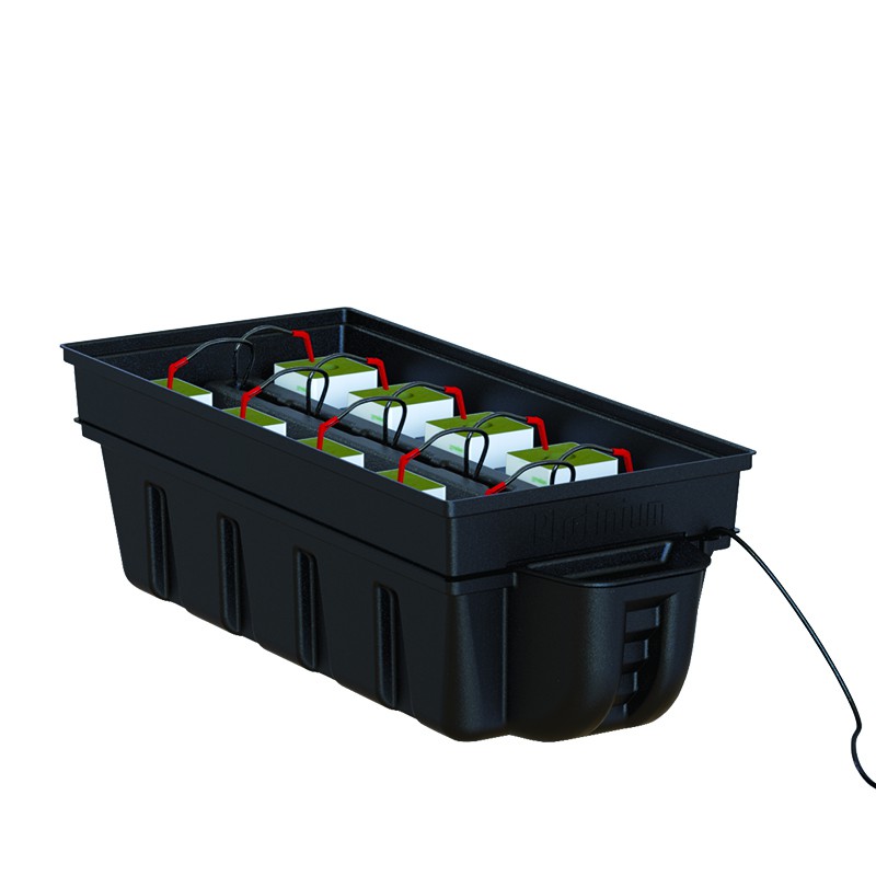 Platinium - HydroStone - 10 cubes - 90 x 40 x 38,5cm - MJ 500 - Système hydroponique
