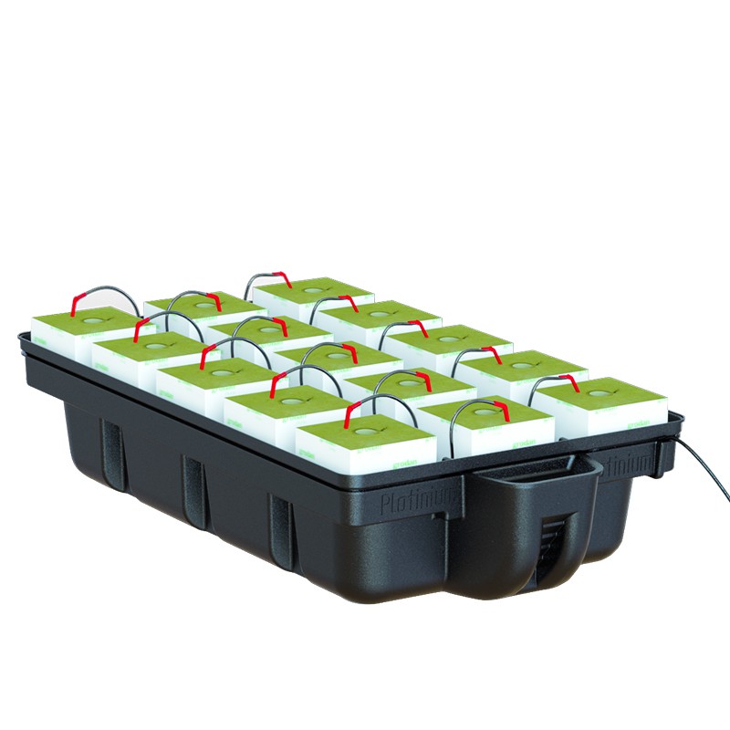 Platinium - HydroStone - 15 cubes - 110 x 60 x 38,5cm - MJ 500 - Système hydroponique