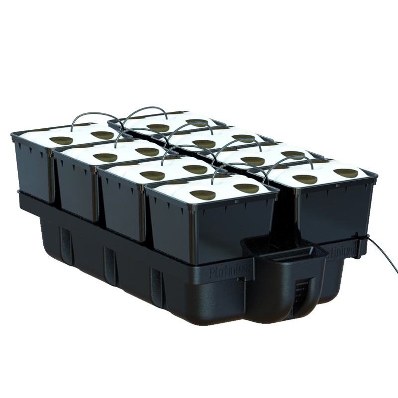 Platinium - AeroPro - 8 pots bato 32 plantes - 110 x 60 x 38.5 cm - Système aéroponique