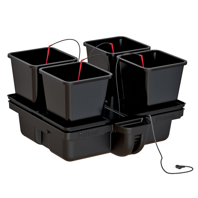 Platinium - HydroStar - 4 Big Pots 18L - 80 x 80 x 38,5cm - MJ 500 - Hydroponisches System