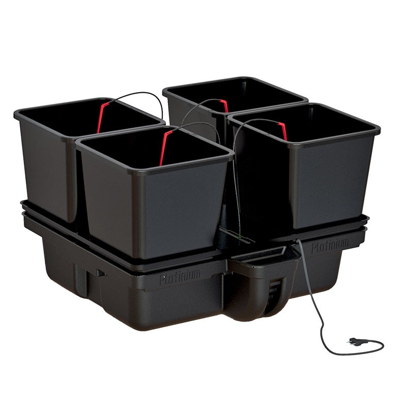 Platinium - HydroStar - 4 Big pots 25L - 80 x 80 x 38,5cm - MJ 500 - Système hydroponique