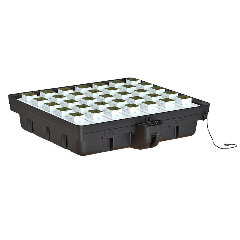 Platinium - Flusso e riflusso - 120 x 120 x 38,5 cm - MJ 500 - Sistema a marea