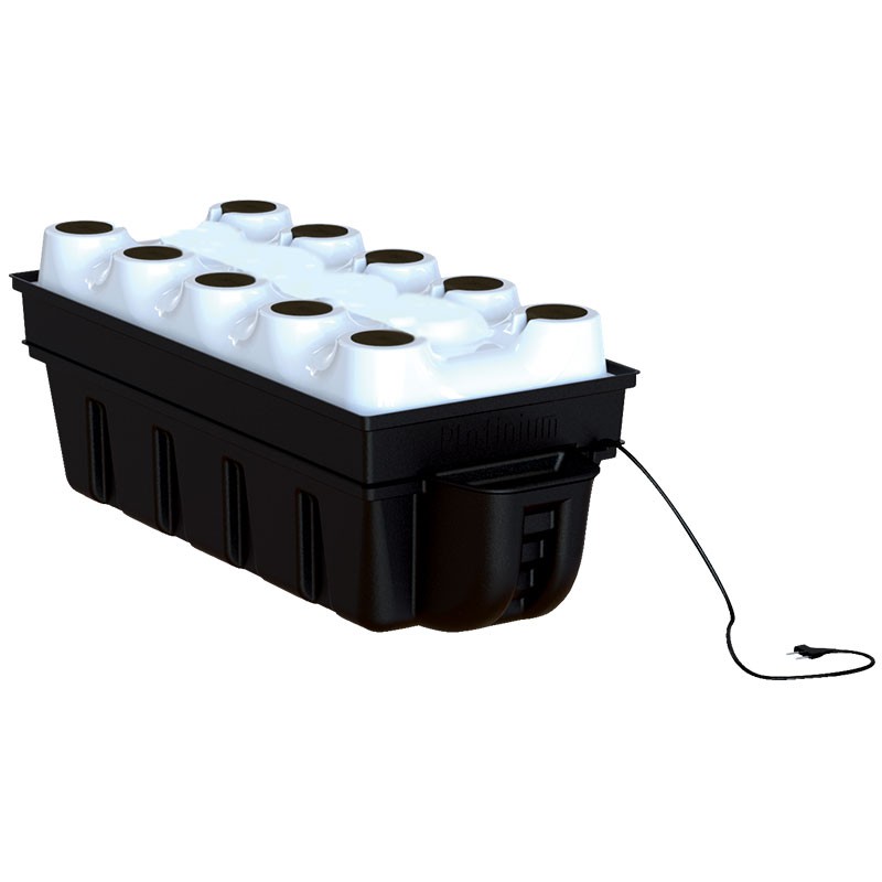 Platinium - AeroTop - 10 piante - 90 x 40 x 38,5 cm - MJ 1000 - Sistema aeroponico