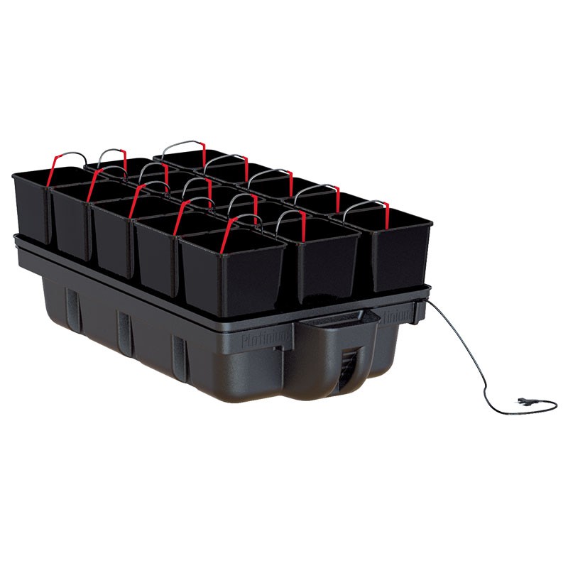 Platinium - HydroStar - 15 pots 6L - 110 x 60 x 38,5cm - MJ 1000 - Hydroponic system