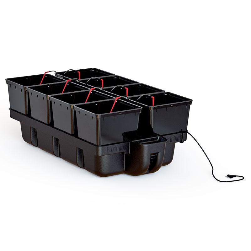 Platinium - HydroPro - 8 pots bato - 110 x 60 x 38,5cm - MJ 500 - Système hydroponique