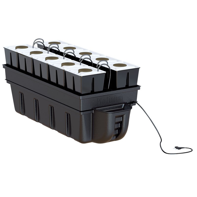 Platinium - AeroStar - 10 pots bato - 90 x 40 x 38.5 cm - MJ 1000 - Système aéroponique