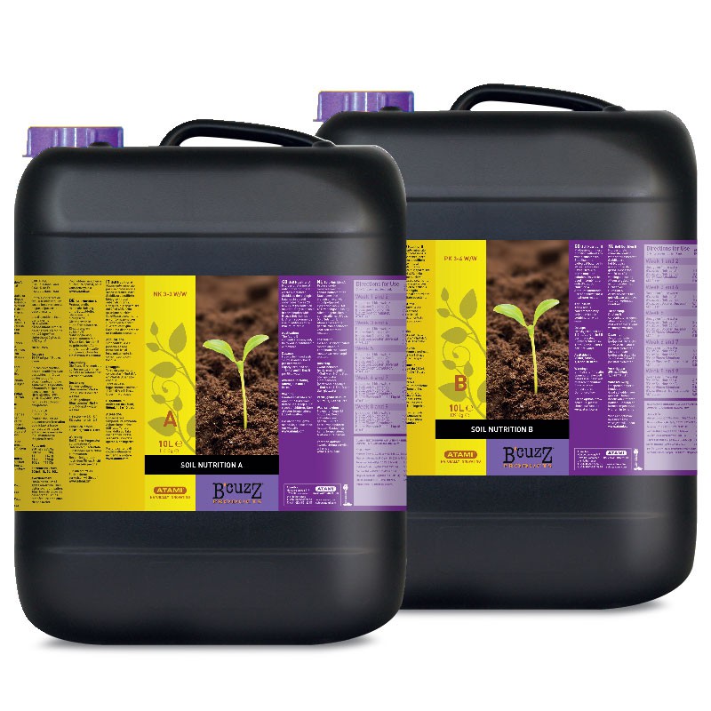 ATAMI - B'CUZZ SOIL engrais terre NUTRITION A+B 10L FR