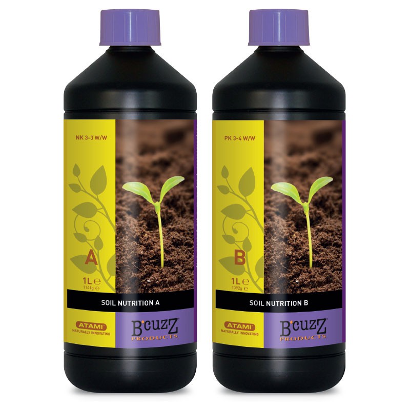 ATAMI - B'CUZZ SOIL engrais terre NUTRITION A+B 1L FR